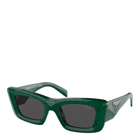 green black prada shoes|green Prada glasses.